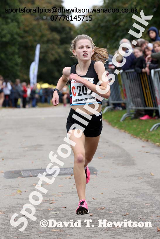 Girls under-15s ERRA Road Relays, Sutton Coldifield, Birmingham. Photo: David T. Hewitson/Sports for All Pics